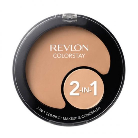 Revlon Colorstay 2-in-1 Compact Makeup & Concealer 220 Natural Beige - Click Image to Close
