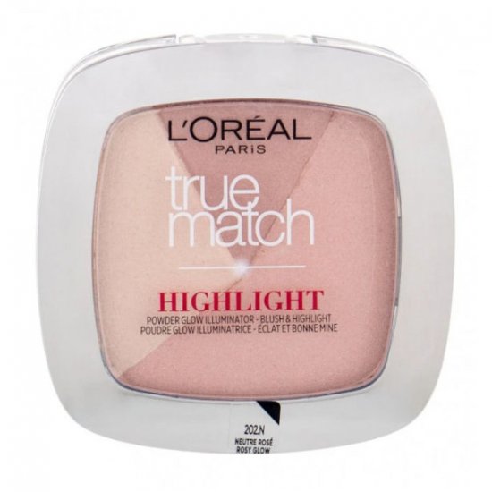 L'oreal True Match Highlight Powder Glow Illuminator Blush & Highlighter - 202.N Rosy Glow - Click Image to Close
