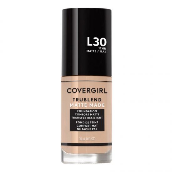 Covergirl Trublend Matte Made Foundation L30 Golden Ivory - Click Image to Close
