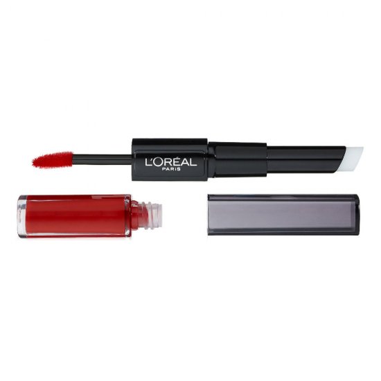 L'Oreal Infallible 2-Step Lipstick 510 Continual Crimson - Click Image to Close