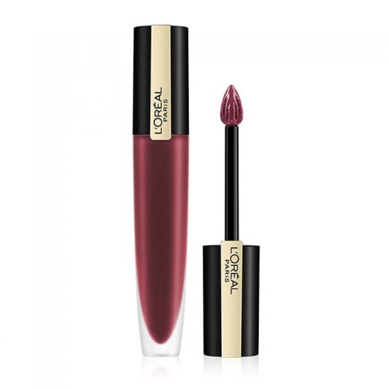 L'Oreal Rouge Signature Matte Ink Lipstick - 142 PrepaRED - Click Image to Close