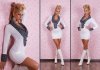 Knitted Mini Dress/Long Jumper - White - Size 6-10