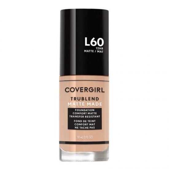 Covergirl Trublend Matte Made Foundation L60 Light Nude - Click Image to Close