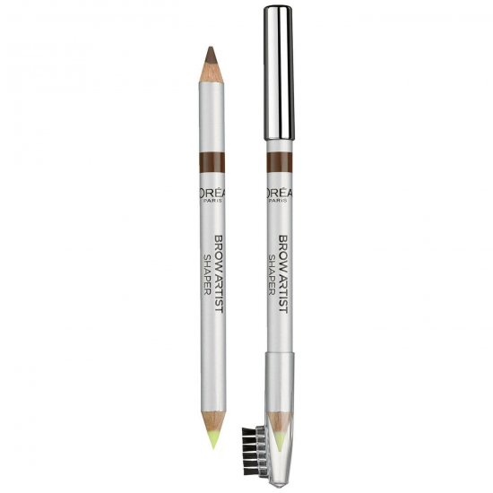 L'Oreal Brow Artist Shaper Eyebrow Pencil with Brush & Wax - 03 Brunette - Click Image to Close