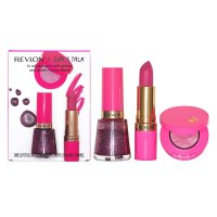 Revlon Gurls Talk 3 Piece Gift Pack - Super Lustrous Lipstick, Eyeshadow Putty & Nail Enamel