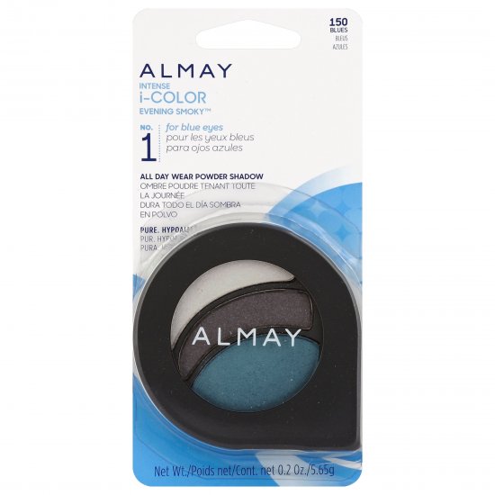 Almay Intense i-color Evening Smoky Eyeshadow 150 Blues - Click Image to Close