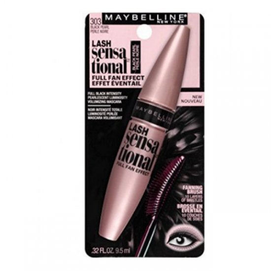 Maybelline Lash Sensational Mascara 303 Black Pearl - Click Image to Close