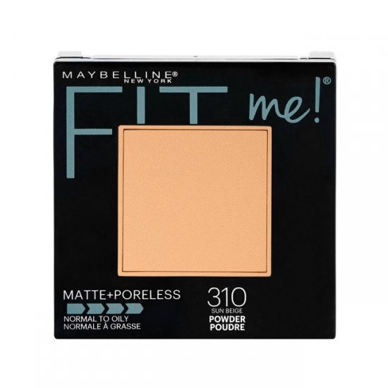 Maybelline Fit Me Matte & Poreless (Normal to Oily) Pressed Powder 310 Sun Beige - Click Image to Close